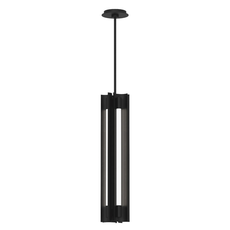 Carson Narrow Lantern Pendant in Midnight Black