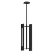 Carson Small Lantern Pendant in Midnight Black