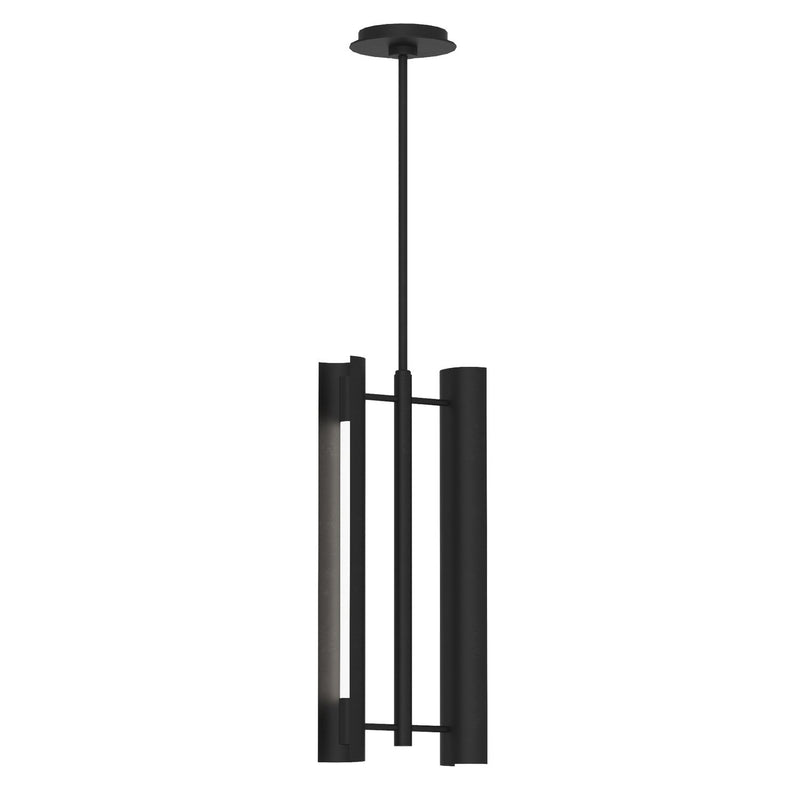 Carson Small Lantern Pendant in Midnight Black