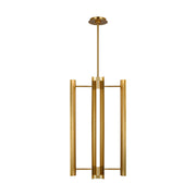 Carson Large Lantern Pendant in Burnished Brass