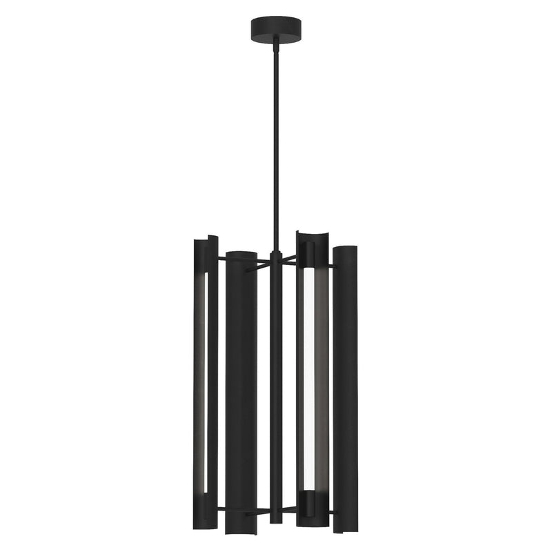Carson Large Lantern Pendant in Midnight Black