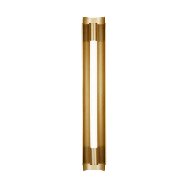 Carson Medium Bath Sconce in Burnished Brass