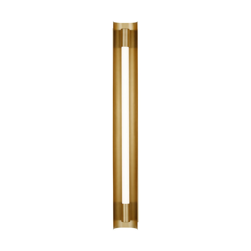 Carson Large Bath Sconce in Burnished Brass