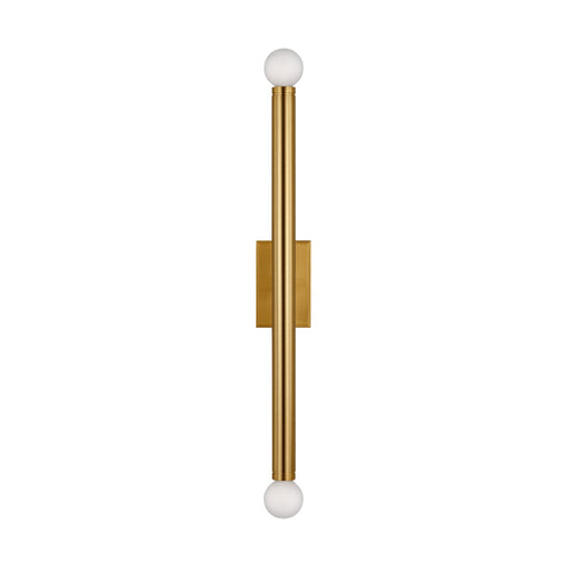 Beckham Modern 2-Light Large Wall Sconce in Burnished Brass