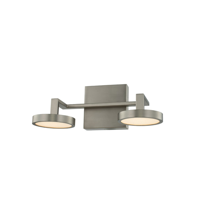 Eaton 12" LED Bath Vanity Light in Satin Nickel