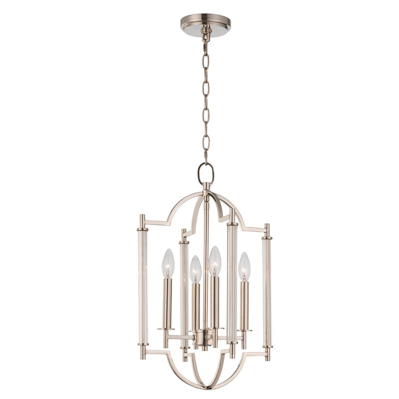 Provence 4-Light Chandelier in Polished Nickel