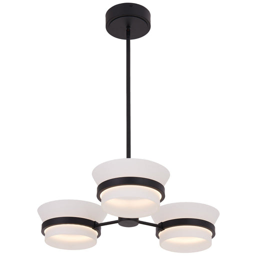 Anel 24" Chandelier in Matte Black