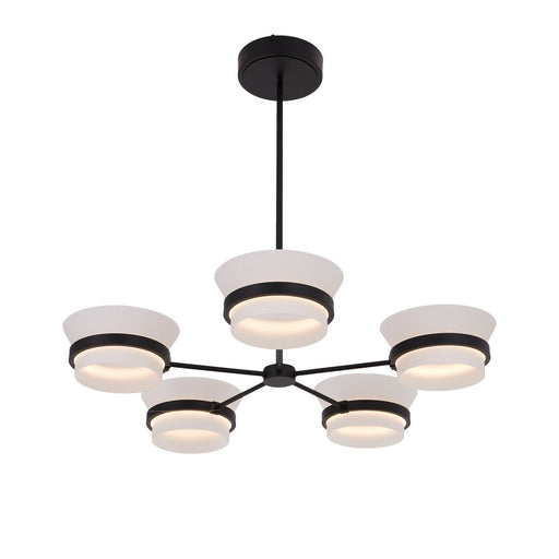 Anel 32" Chandelier in Matte Black