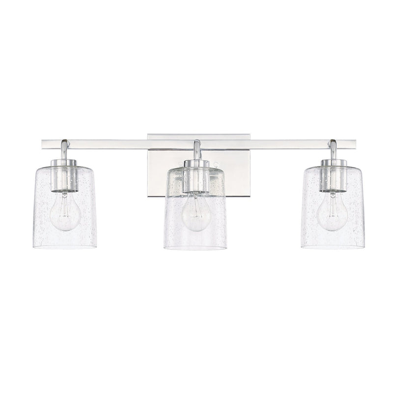 Greyson 3-Light Bath Vanity Light in Chrome