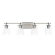 Greyson 4-Light Bath Vanity Light in Brushed Nickel