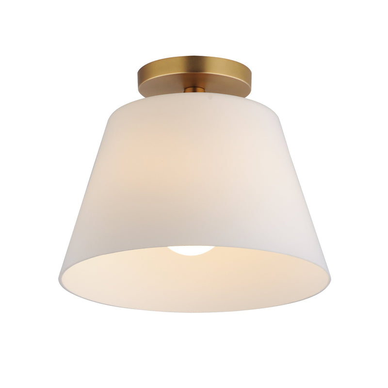 Hudson 12" Convertible Pendant in Natural Aged Brass