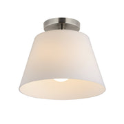 Hudson 12" Convertible Pendant in Satin Nickel