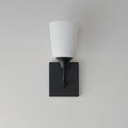 Hudson 1 Light Wall Sconce in Black