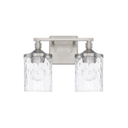 Colton 2-Light Bath Vanity Light in Brushed Nickel