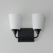 Hudson 2 Light Bath Vanity in Black