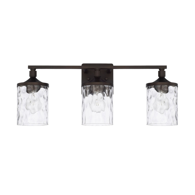 Colton 3-Light Bath Vanity Light in Bronze