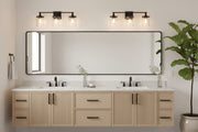 Colton 3-Light Bath Vanity Light in Matte Black