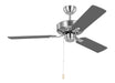 Linden 48'' Ceiling Fan in Brushed Steel