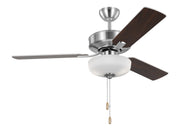 Linden 48" LED Ceiling Fan in Brushed Steel