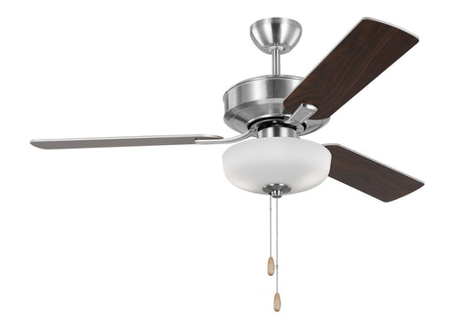 Linden 48" LED Ceiling Fan in Brushed Steel