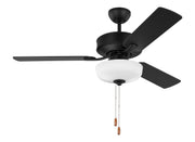 Linden 48" LED Ceiling Fan in Midnight Black