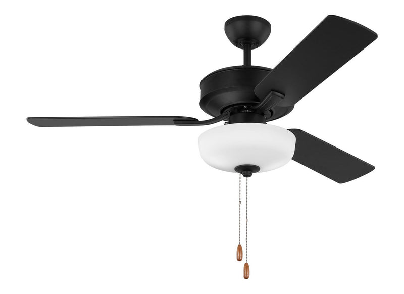 Linden 48" LED Ceiling Fan in Midnight Black