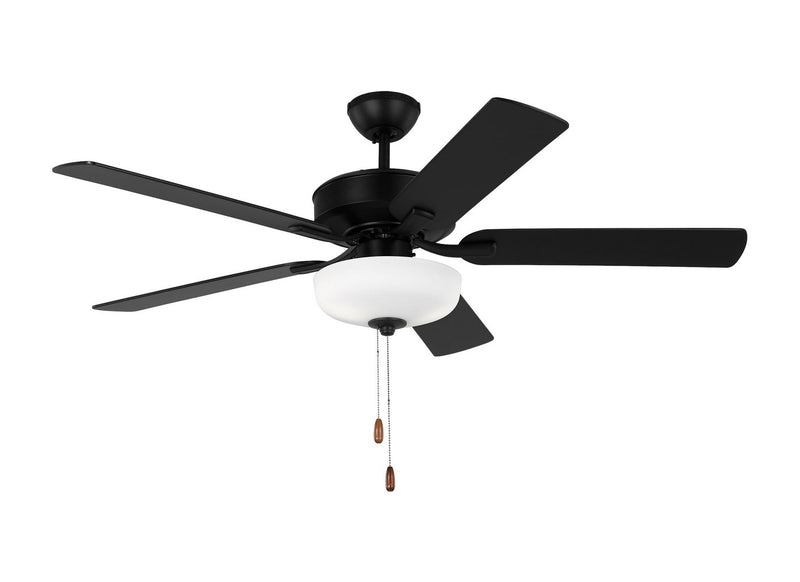 Linden LED 52'' Ceiling Fan in Midnight Black