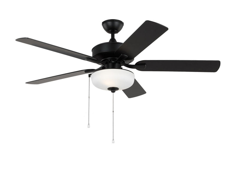 Linden 52" Wet Rated LED Ceiling Fan in Midnight Black