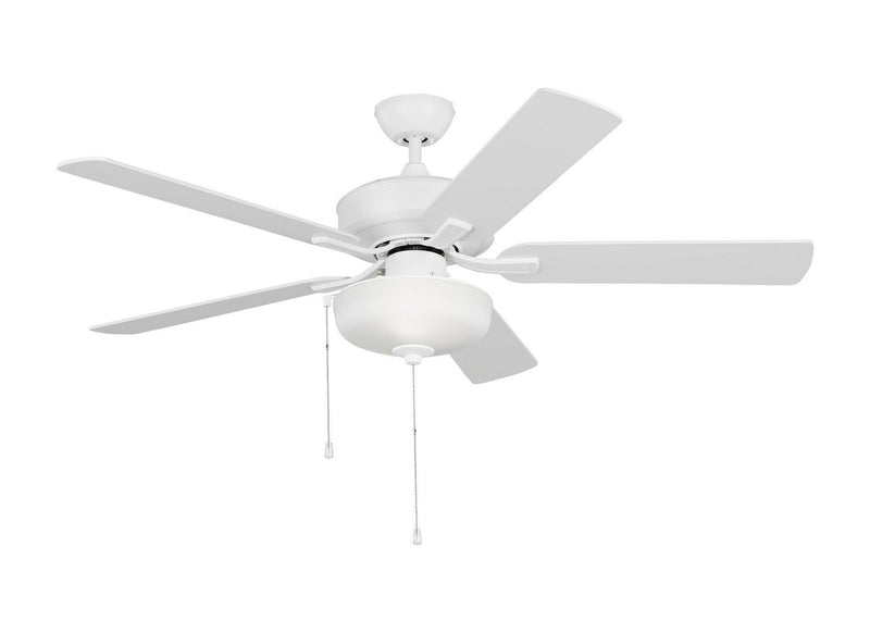 Linden 52" Wet Rated LED Ceiling Fan in Matte White