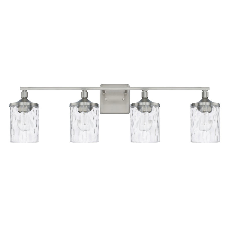 Colton 4-Light Bath Vanity Light in Brushed Nickel