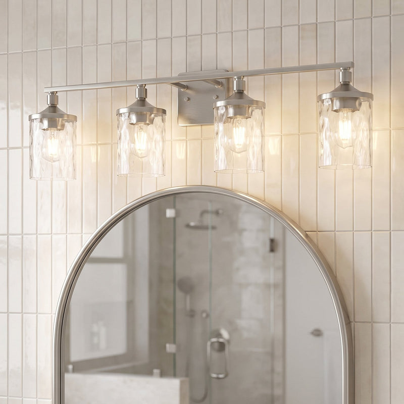 Colton 4-Light Bath Vanity Light in Brushed Nickel