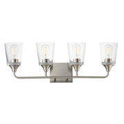 Hudson 4 Light Bath Vanity in Satin Nickel