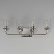 Hudson 4 Light Bath Vanity in Satin Nickel