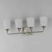 Hudson 4 Light Bath Vanity in Satin Nickel