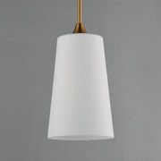 Hudson 1 Light Mini Pendant in Natural Aged Brass