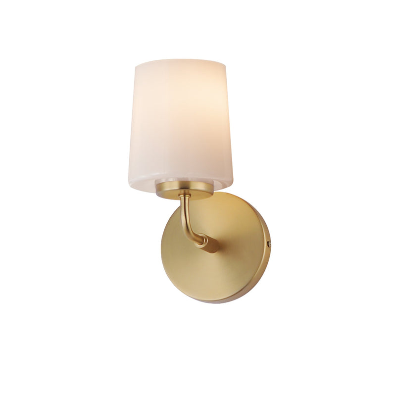 Durham 9" Wall Sconce in Natural Aged Brass