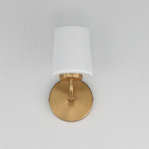 Durham 9" Wall Sconce in Natural Aged Brass