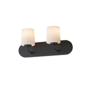 Durham 2 Light Strip Bath Vanity in Black