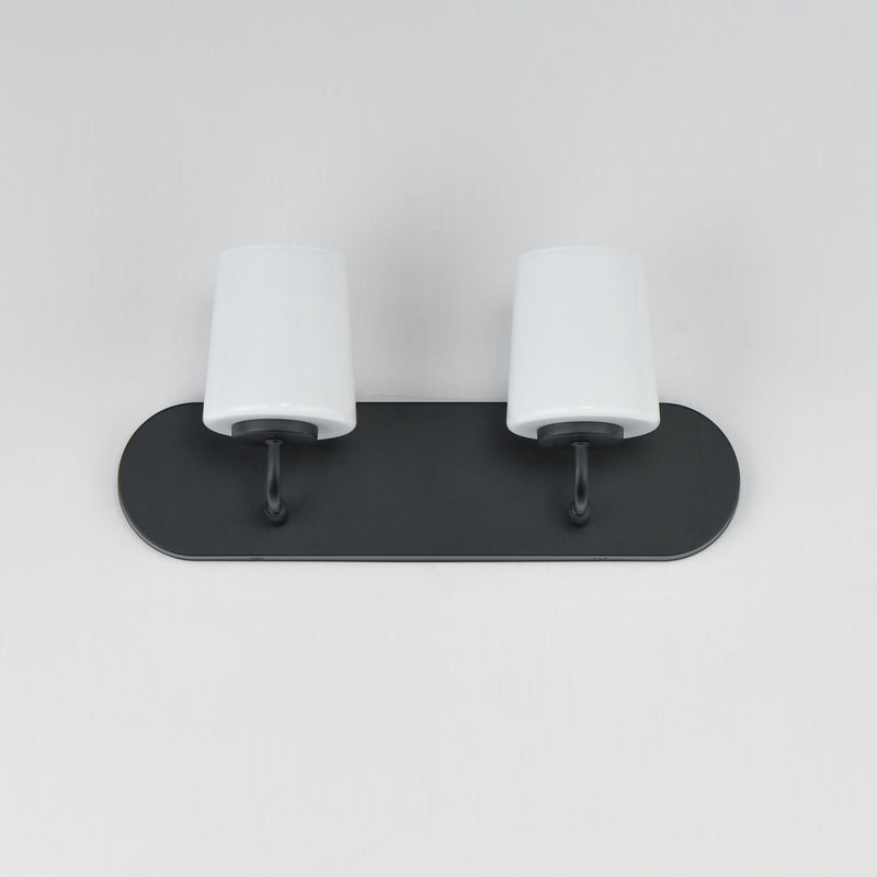 Durham 2 Light Strip Bath Vanity in Black