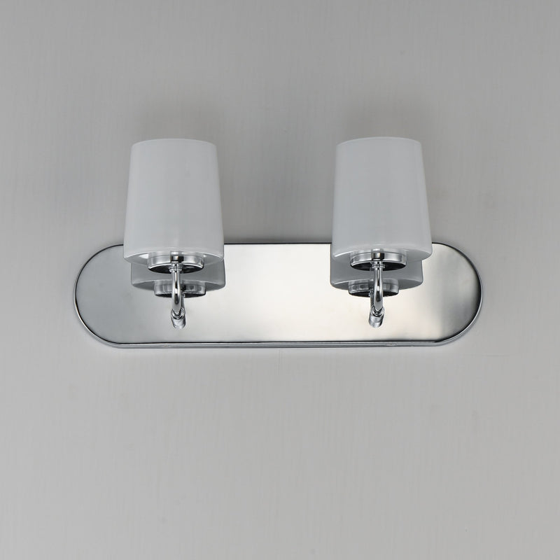 Durham 2 Light Strip Bath Vanity in Polished Chrome
