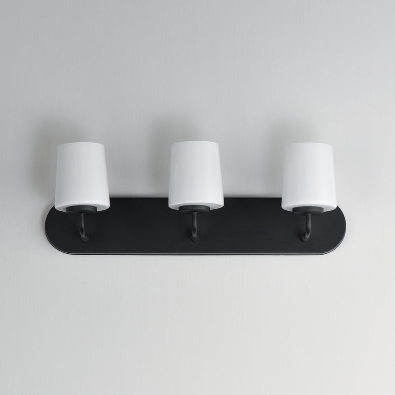 Durham 3 Light Strip Bath Vanity in Black