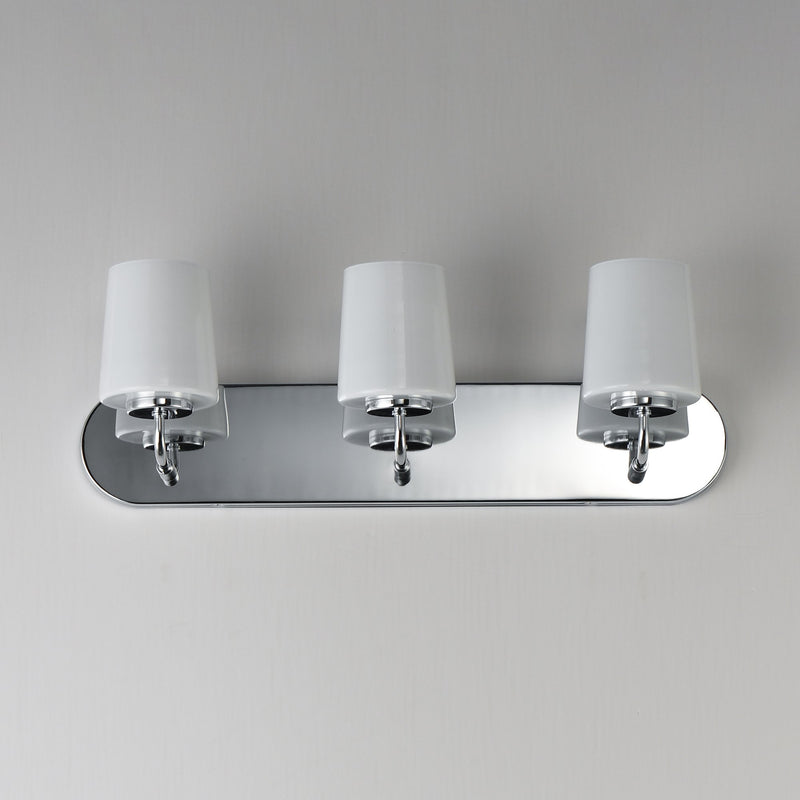 Durham 3 Light Strip Bath Vanity in Polished Chrome