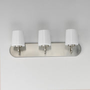 Durham 3 Light Strip Bath Vanity in Satin Nickel