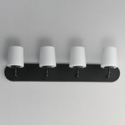 Durham 4 Light Strip Bath Vanity in Black