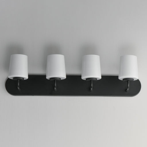 Durham 4 Light Strip Bath Vanity in Black