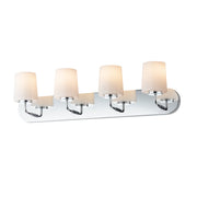 Durham 4 Light Strip Bath Vanity in Polished Chrome