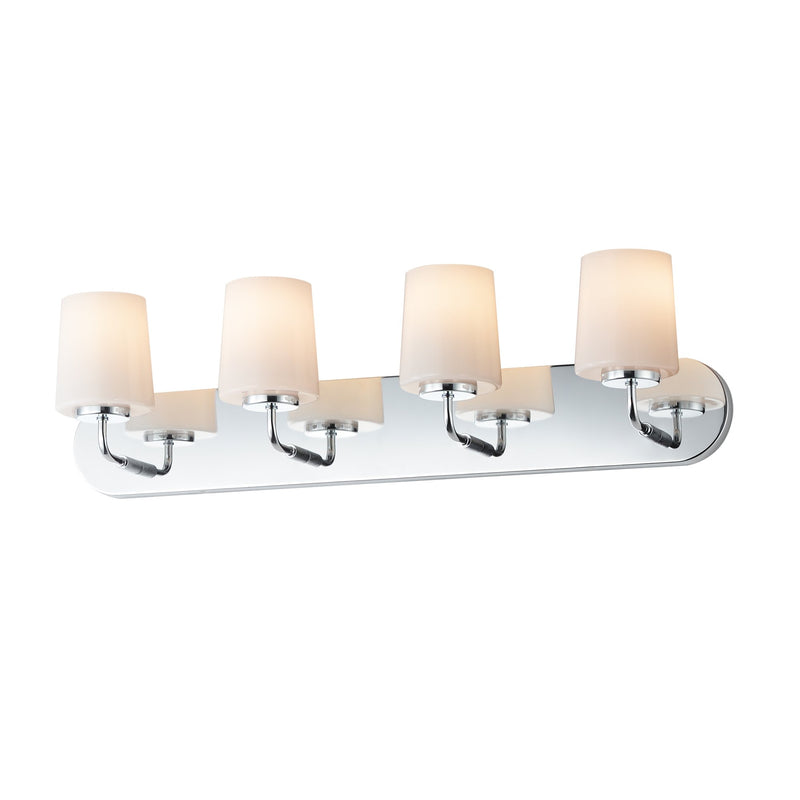 Durham 4 Light Strip Bath Vanity in Polished Chrome