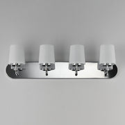 Durham 4 Light Strip Bath Vanity in Polished Chrome