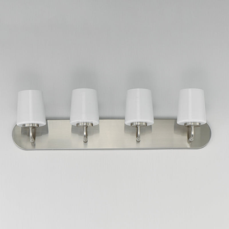 Durham 4 Light Strip Bath Vanity in Satin Nickel