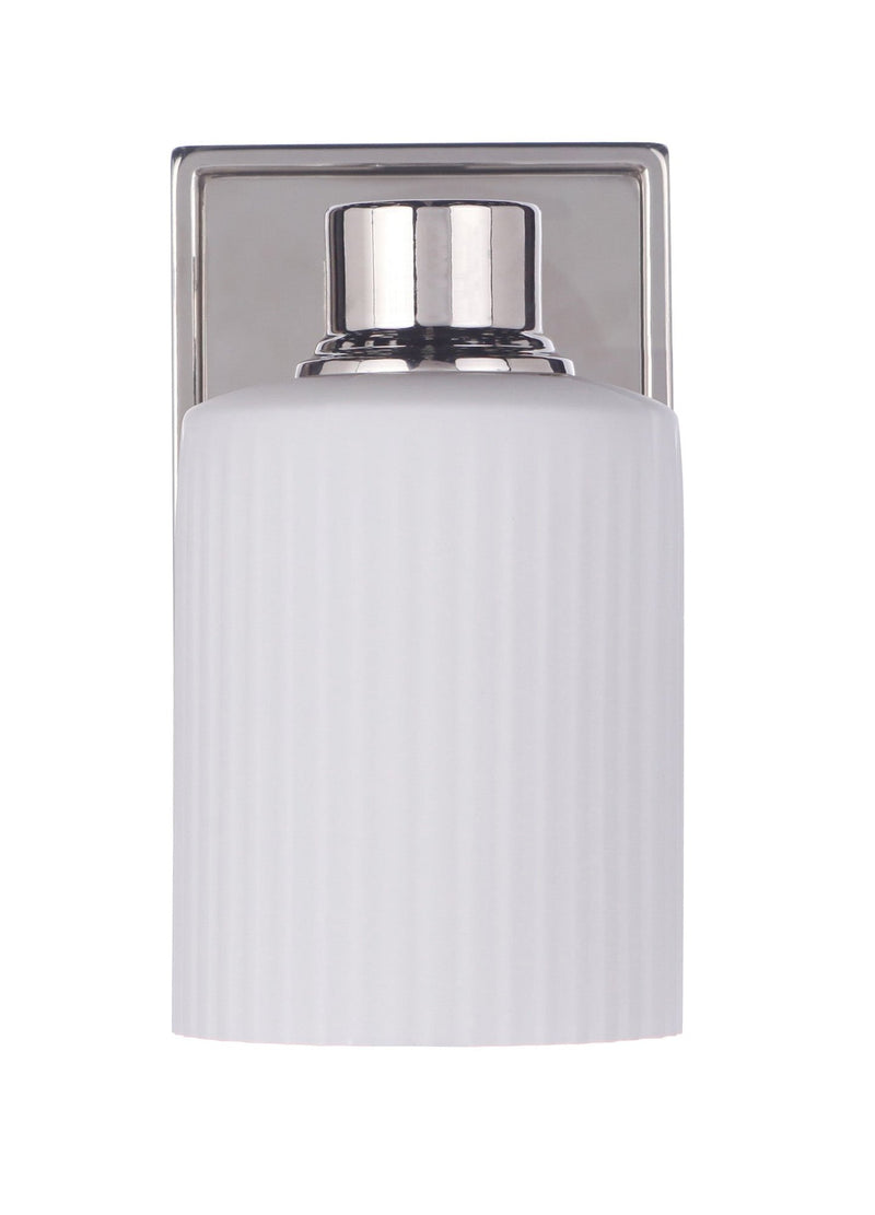 Bretton 1 Light 4.75" Wall Sconce in Polished Nickel